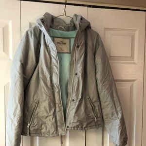 Hollister fleece lined all weather jacket
